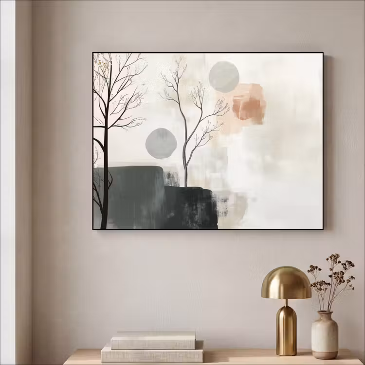 Art Frame - Wabi sabi - Beige - Plant — 3