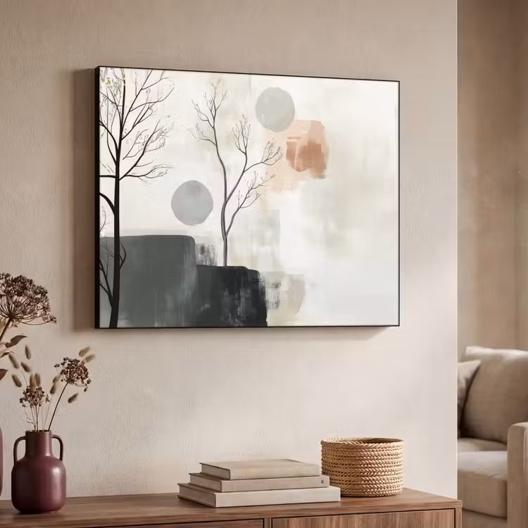 Art Frame - Wabi sabi - Beige - Plant — 4