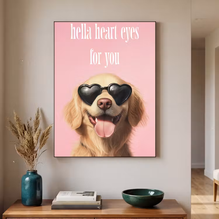 Art Frame - Zonnebril - Hartjes - Hond - Valentijn — 2