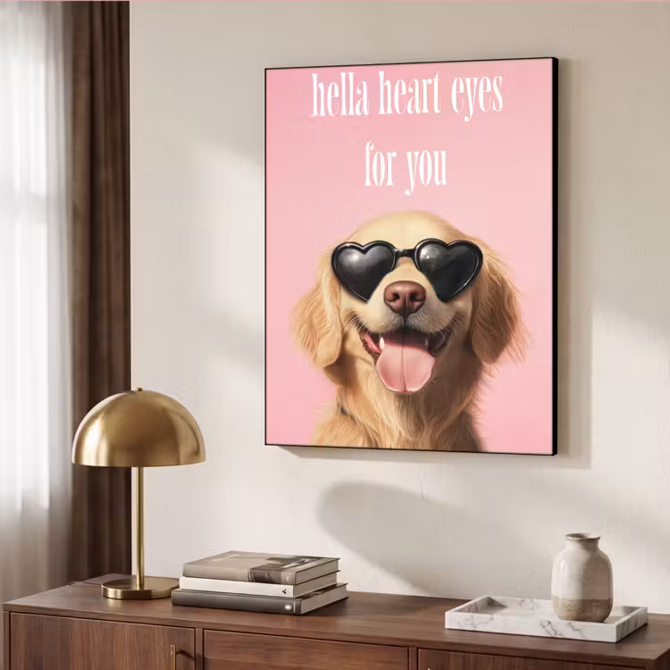 Art Frame - Zonnebril - Hartjes - Hond - Valentijn — 6