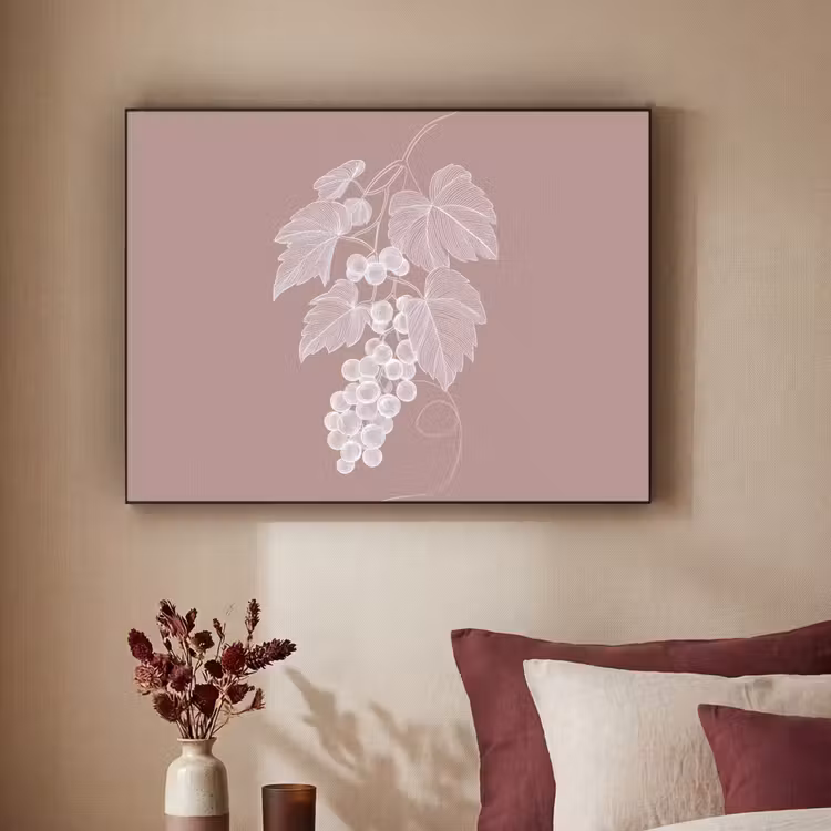 Art Frame - Tros - Druiven - Illustratie - Bladeren — 2