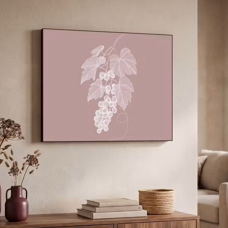 Art Frame - Tros - Druiven - Illustratie - Bladeren — 4