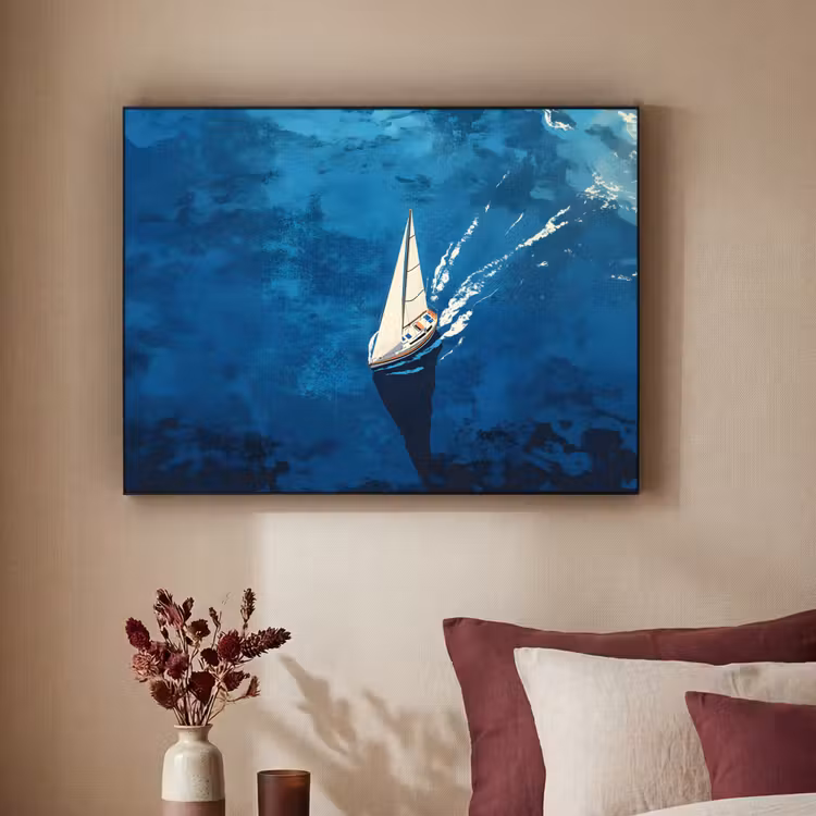 Art Frame - Zeilboot - Water - Abstract - Schaduw — 2