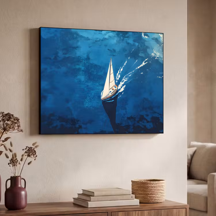 Art Frame - Zeilboot - Water - Abstract - Schaduw — 4