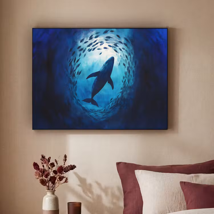 Art Frame - Walvis - Vissen - Donkerblauw — 2