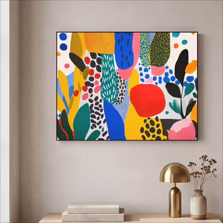 Art Frame - Stippen - Vormen - Modern - Kleuren — 3