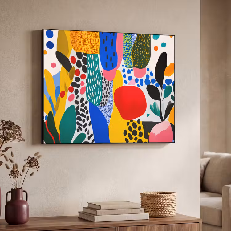 Art Frame - Stippen - Vormen - Modern - Kleuren — 4