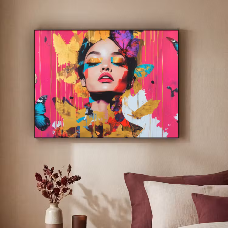 Art Frame - Vrouw - Abstract - Kleurrijk — 2