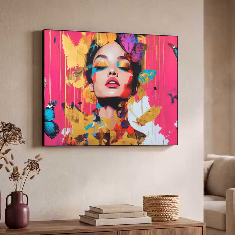 Art Frame - Vrouw - Abstract - Kleurrijk — 4