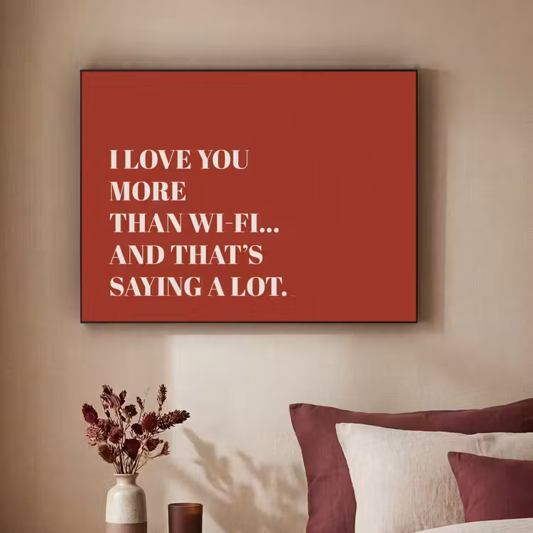 Art Frame - Rood - Quote - Liefde — 2