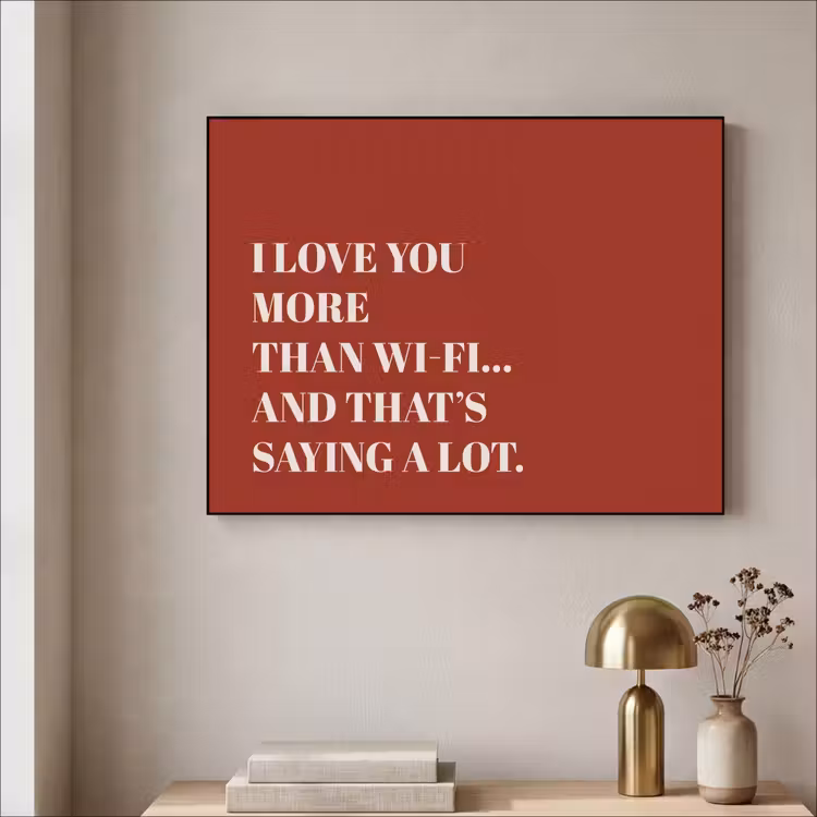 Art Frame - Rood - Quote - Liefde — 3