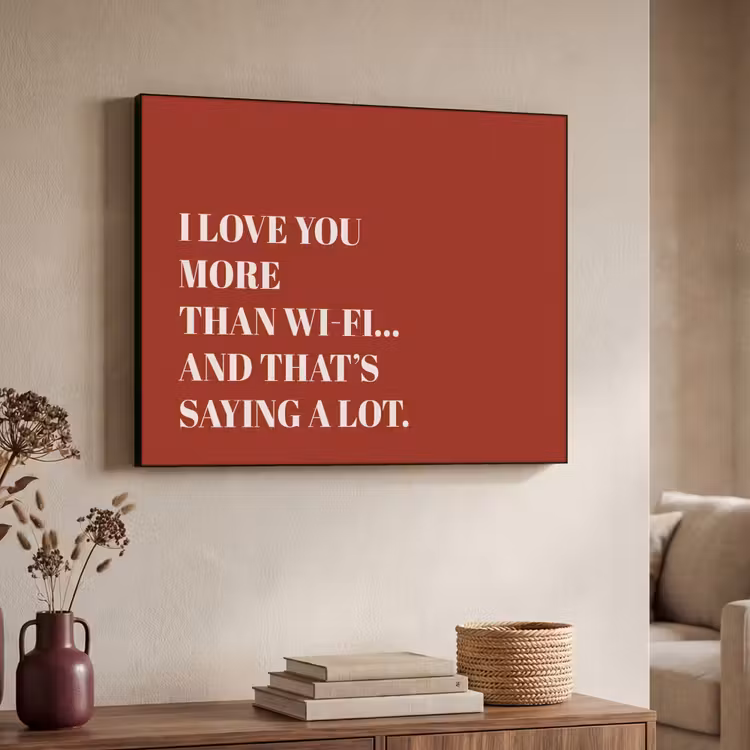Art Frame - Rood - Quote - Liefde — 4