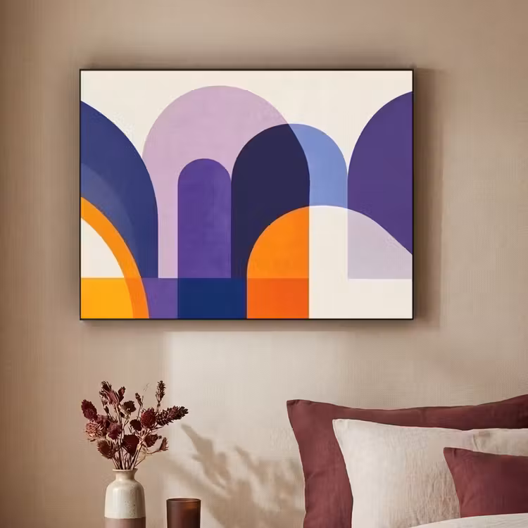 Art Frame - Vormen - Abstract - Grafisch - Oranje — 2