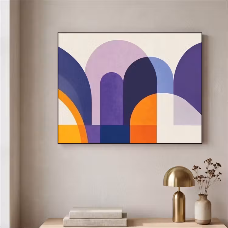 Art Frame - Vormen - Abstract - Grafisch - Oranje — 3