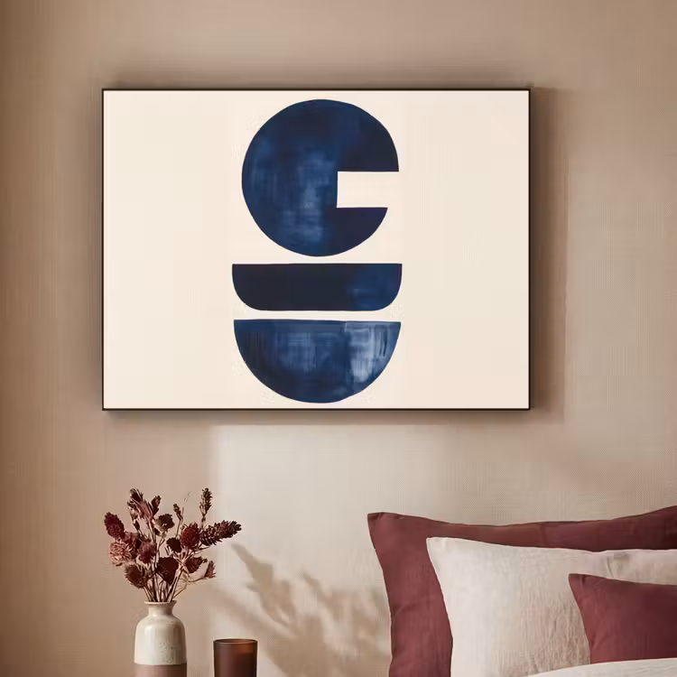 Art Frame - Vormen - Blauw - Abstract — 2