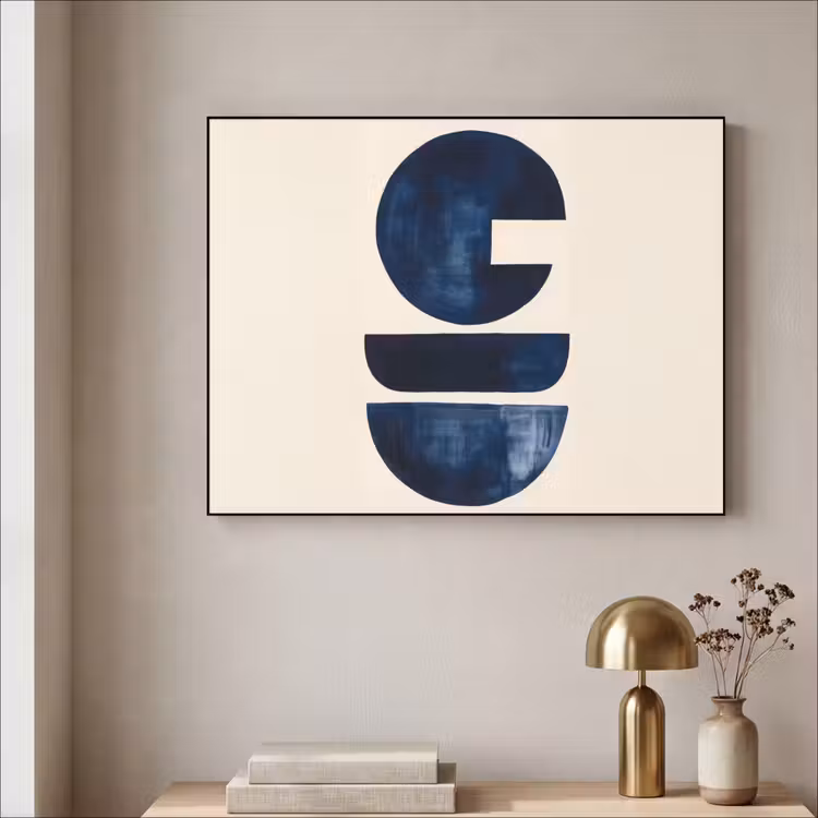Art Frame - Vormen - Blauw - Abstract — 3