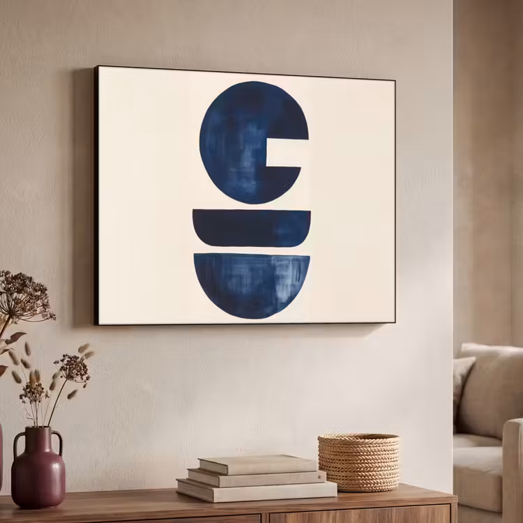 Art Frame - Vormen - Blauw - Abstract — 4