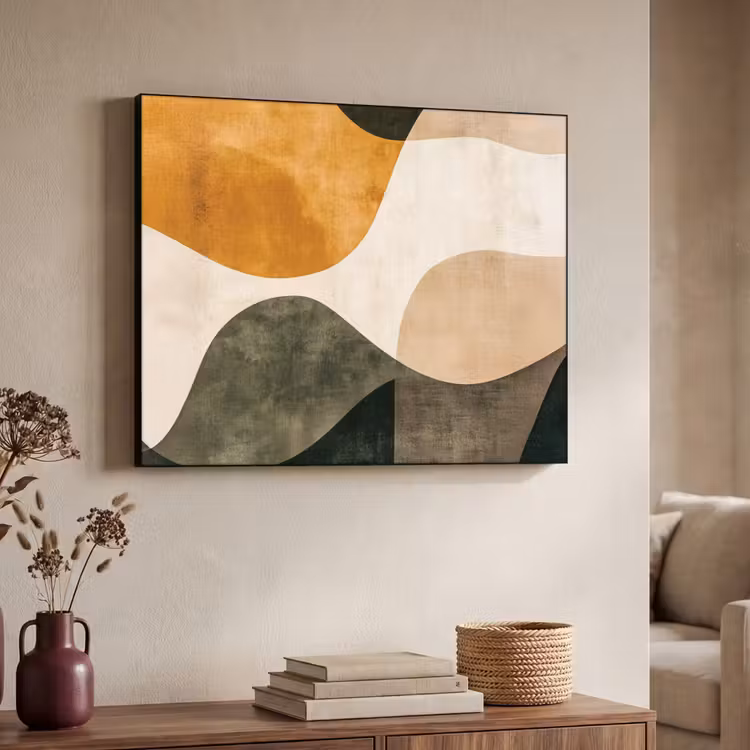 Art Frame - Vormen - Okergeel - Abstract — 4