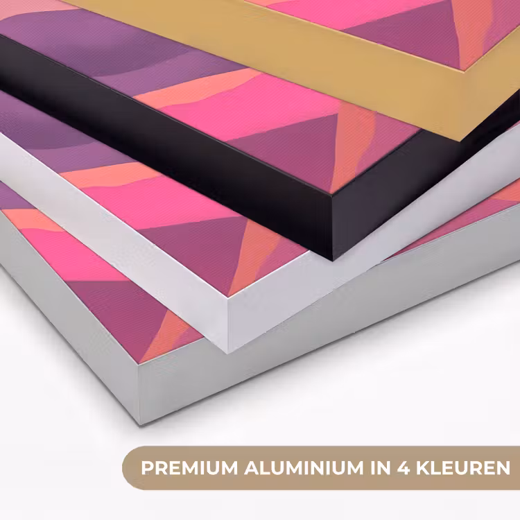 Art Frame - Zon - Heuvels - Paars - Abstract — 5