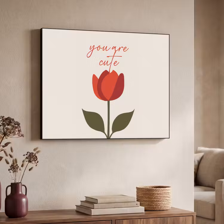 Art Frame - Roos - Rood - Bloem - Valentijn — 4