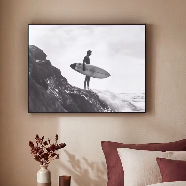 Art Frame - Surfer - Rots - Oceaan - Golven — 2