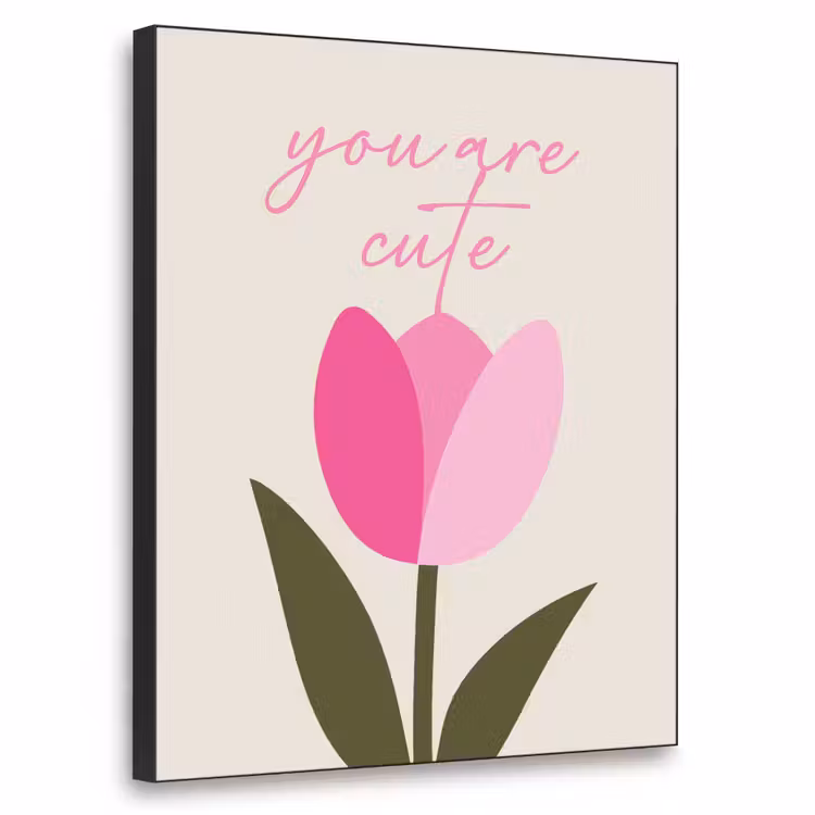 Art Frame - Tulp - Roze - Valentijn - Bloem — 1
