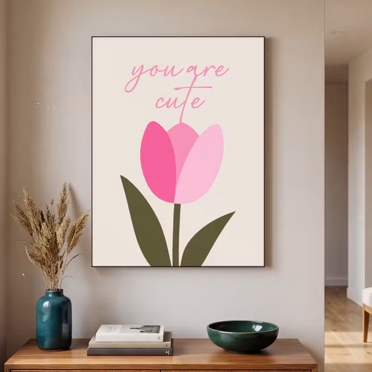 Art Frame - Tulp - Roze - Valentijn - Bloem — 3