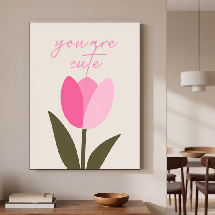 Art Frame - Tulp - Roze - Valentijn - Bloem — 4