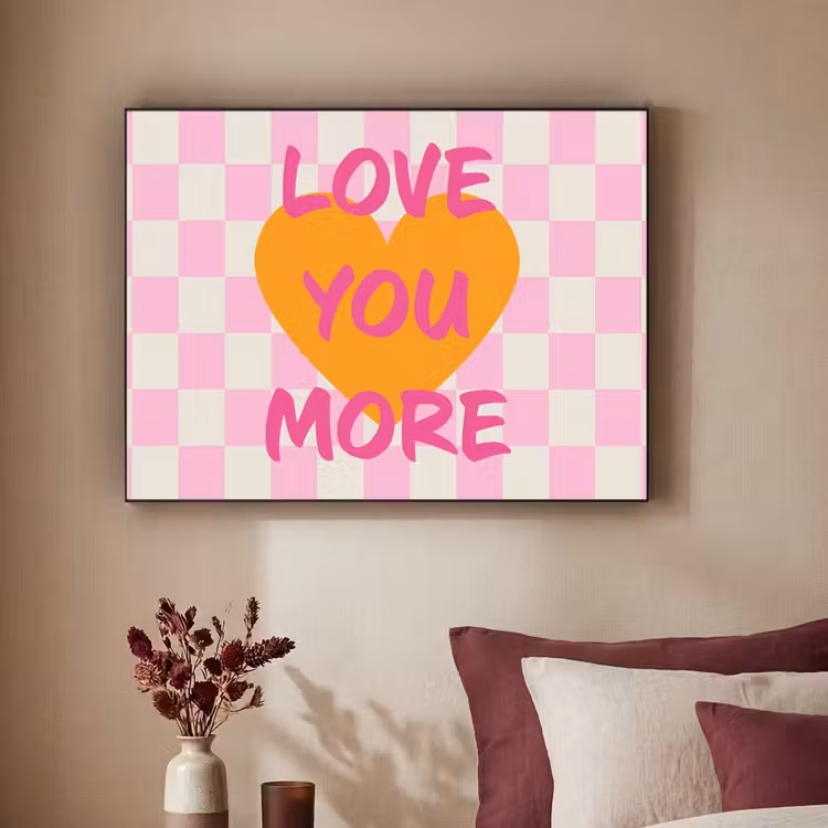 Art Frame - Valentijn - Love - Roze - Oranje — 2