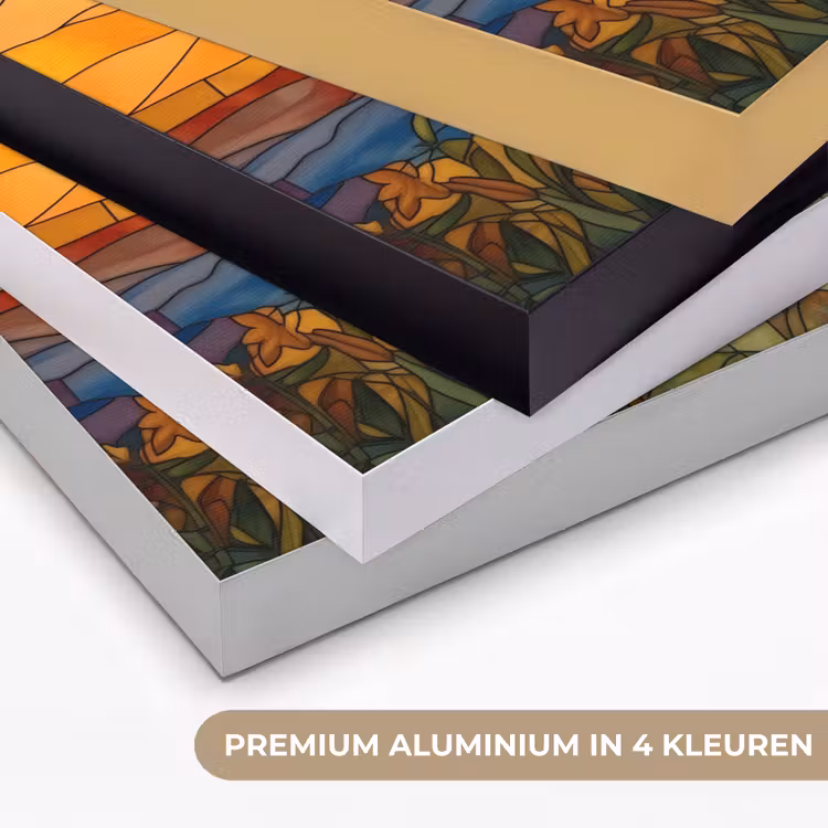 Art Frame - Zonnebloem - Mozaïek - Zonsondergang - Geel — 5