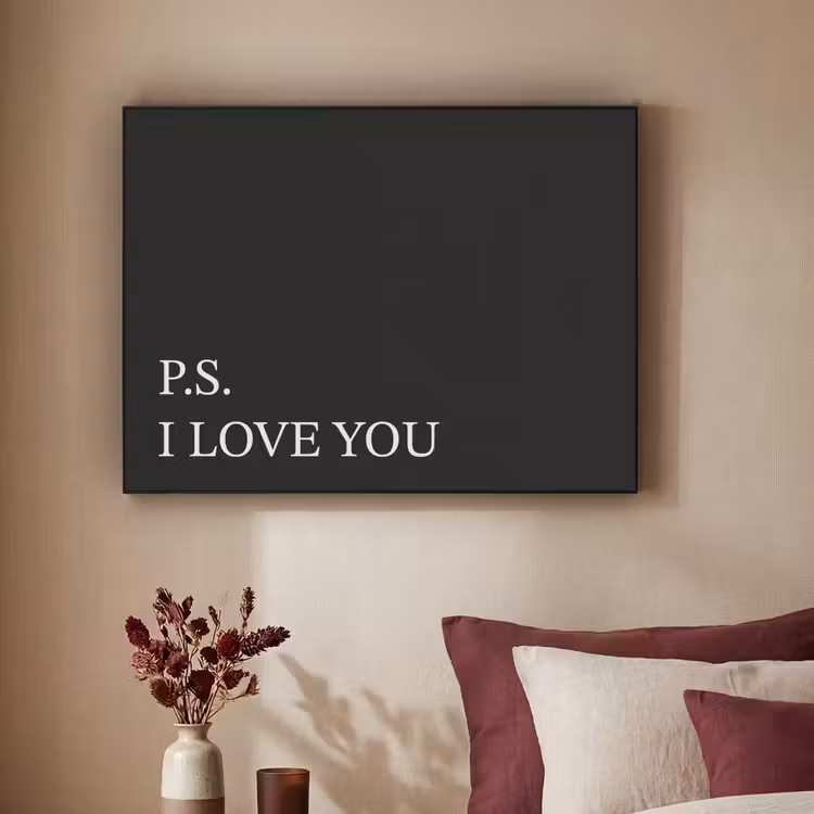 Art Frame - Zwart - Minimalistisch - Valentijn — 2