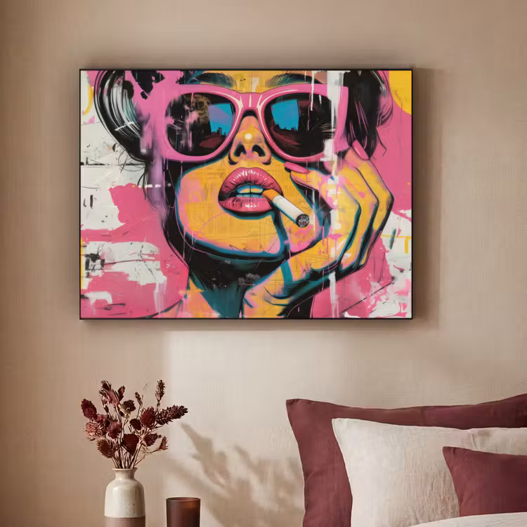 Art Frame - Portret - Vrouw - Abstract - Zonnebril — 2