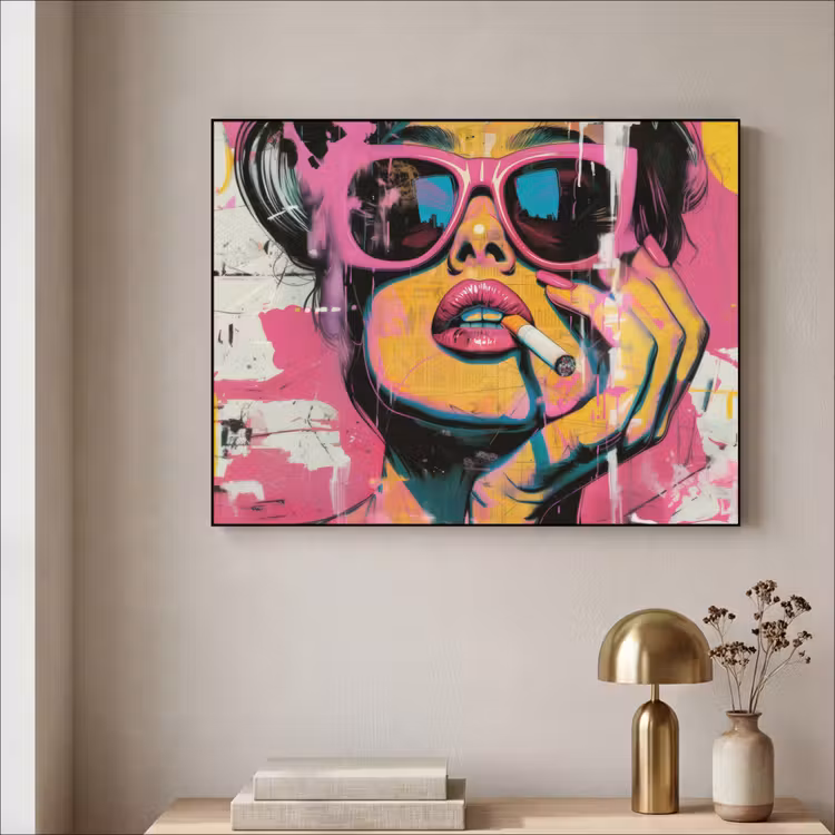 Art Frame - Portret - Vrouw - Abstract - Zonnebril — 3
