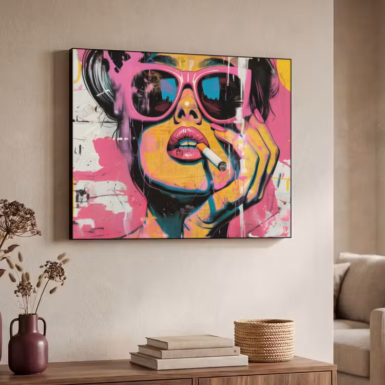 Art Frame - Portret - Vrouw - Abstract - Zonnebril — 4