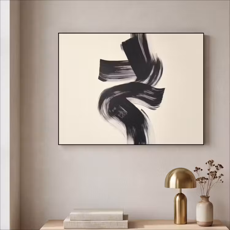Art Frame - Strepen - Zwart - Abstract — 3