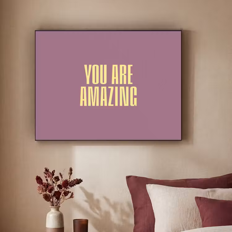 Art Frame - Tekst - Paars - Amazing — 2