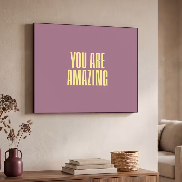 Art Frame - Tekst - Paars - Amazing — 4