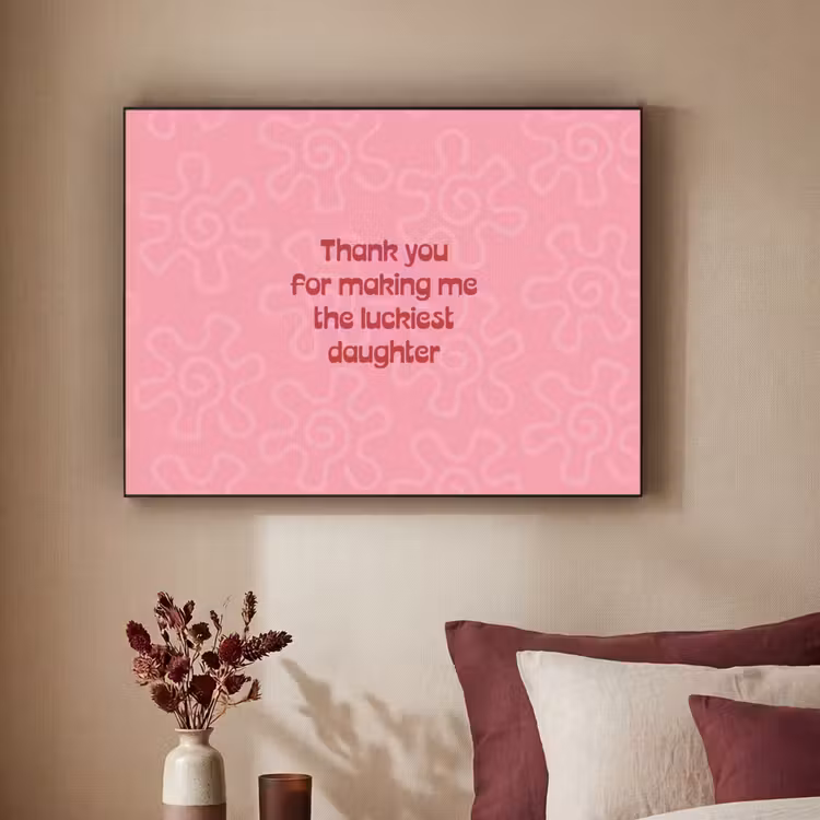 Art Frame - Tekst - Rood - Moederdag — 2