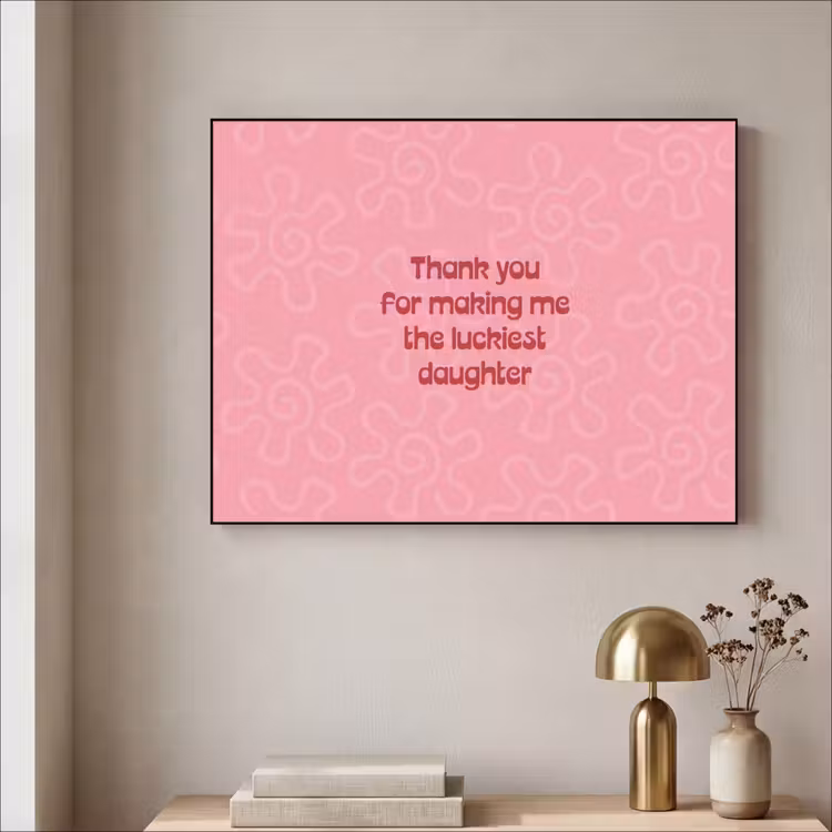 Art Frame - Tekst - Rood - Moederdag — 3