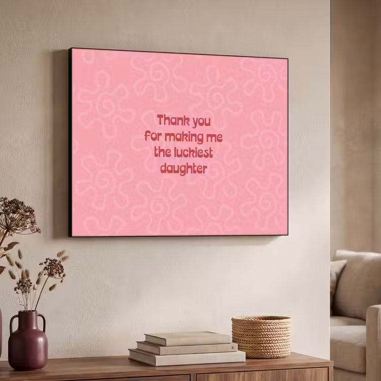Art Frame - Tekst - Rood - Moederdag — 4