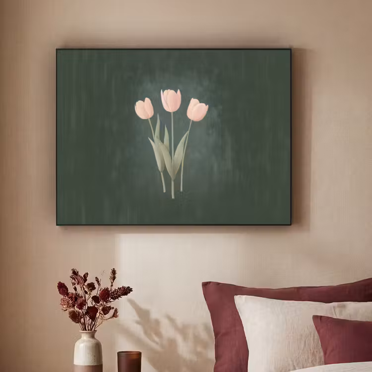 Art Frame - Tulpen - Liefde - Donkergroen — 2
