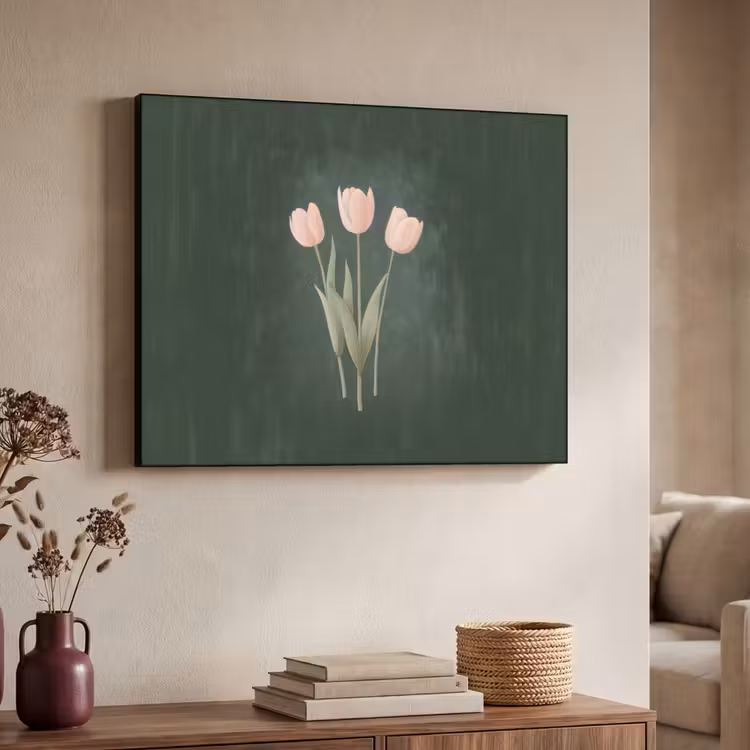 Art Frame - Tulpen - Liefde - Donkergroen — 4