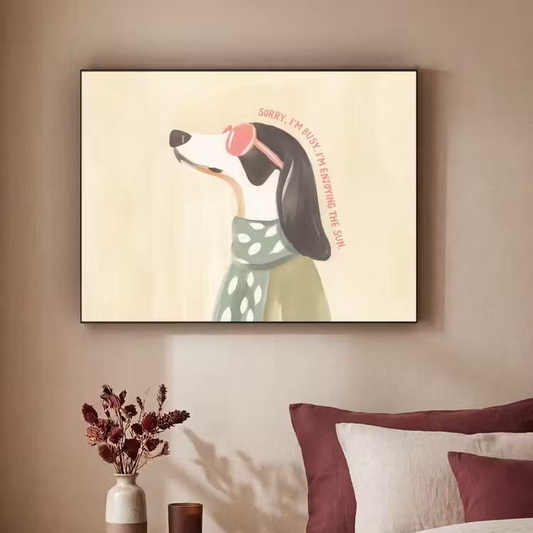 Art Frame - Quote - Hond - Zonnebril — 2