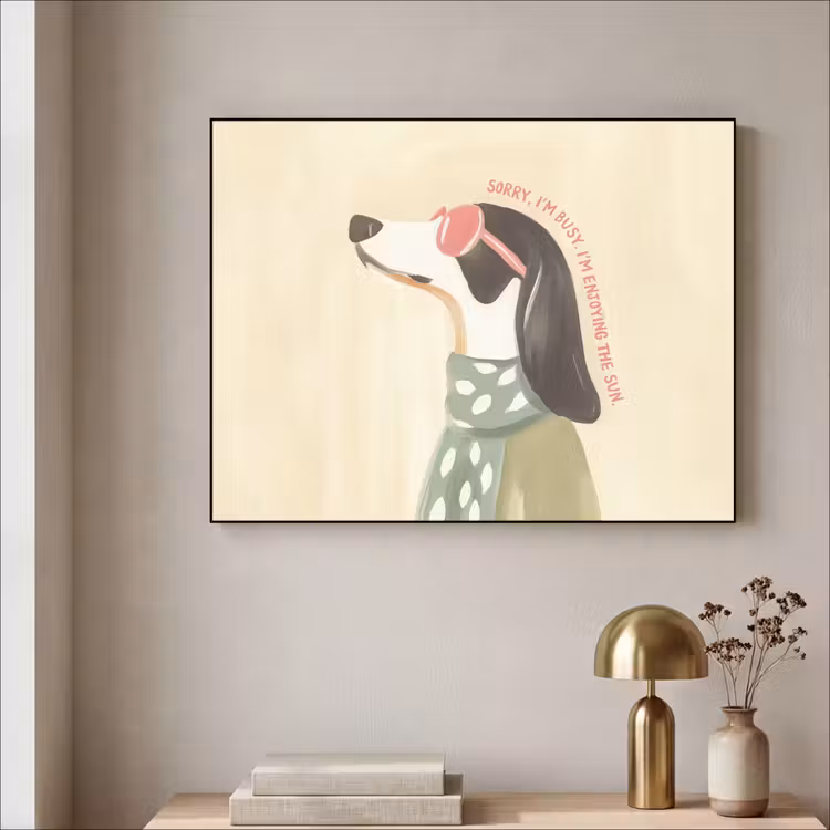 Art Frame - Quote - Hond - Zonnebril — 3