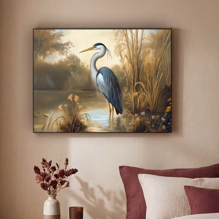 Art Frame - Reiger - Water - Planten — 2