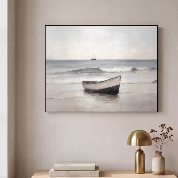Art Frame - Roeiboot - Zee - Horizon — 3