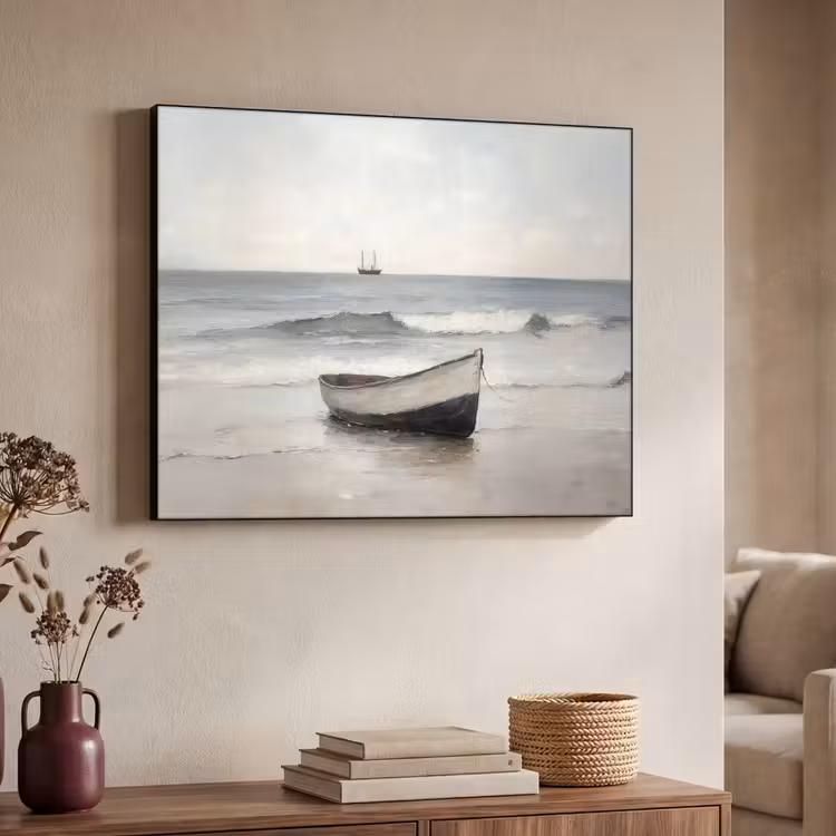 Art Frame - Roeiboot - Zee - Horizon — 4