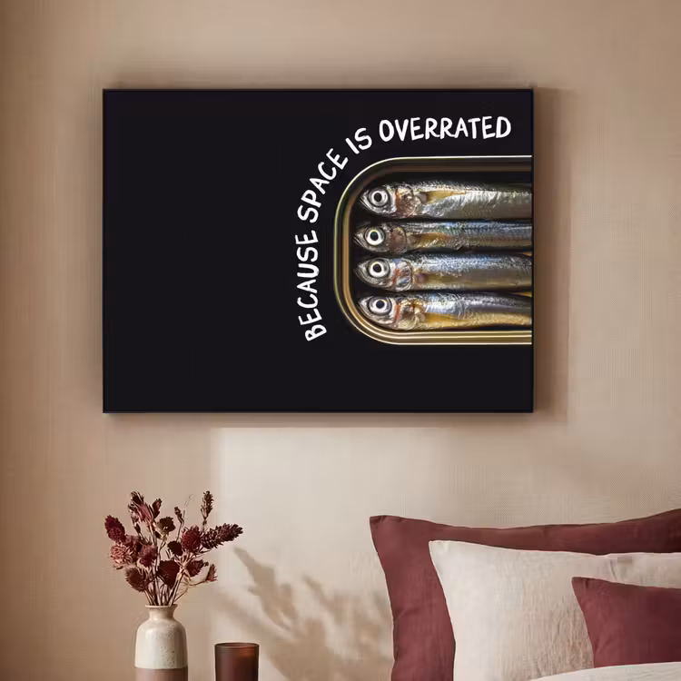 Art Frame - Sardines - Tekst - Vis - Blik — 2