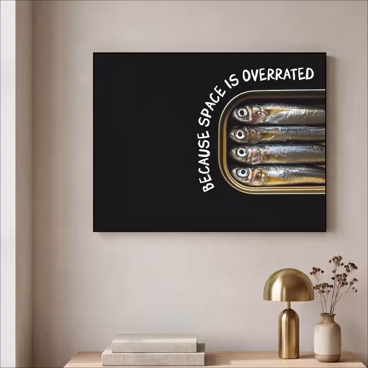 Art Frame - Sardines - Tekst - Vis - Blik — 3