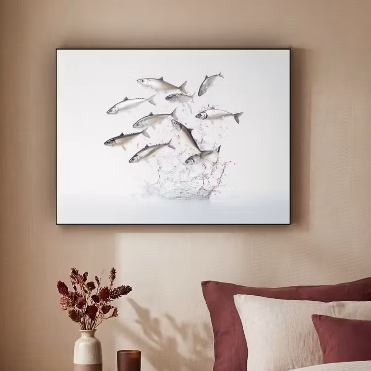 Art Frame - Vissen - Water - Wit — 2